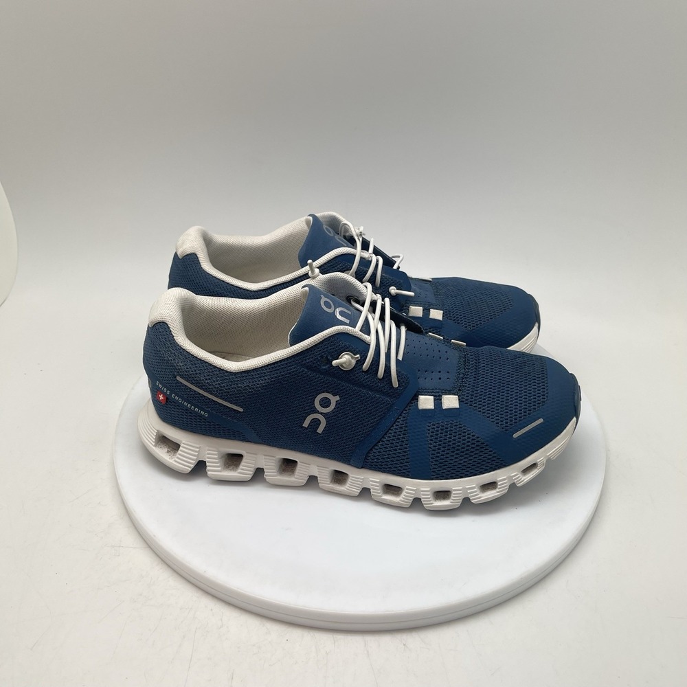 On Cloud 5 Sneakers Womens 6 59.98901 Blue Athletic Running Gym Shoes